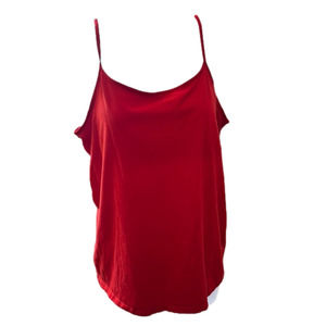 Bright red Mossimo cami with adjustable straps